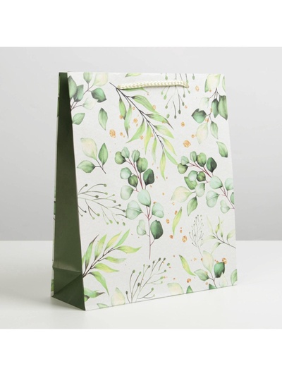 Пакет подарочный ламинированный, упаковка, Present for you, ML 21×25×8 см