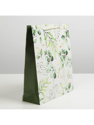 Пакет подарочный ламинированный, упаковка, Present for you, ML 21×25×8 см