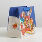 Пакет ламинированный горизонтальный «Весёлые тигрята», MS 18 х 23 х 10 см, Новый год - фото 21329095