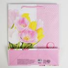 Пакет подарочный ламинированный, упаковка, «8 марта», ML 21 х 25 х 8 см - Фото 4