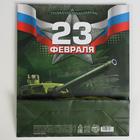 Пакет подарочный ламинированный вертикальный, упаковка, «С 23 февраля!», ML 23 х 27 х 8 см - Фото 4