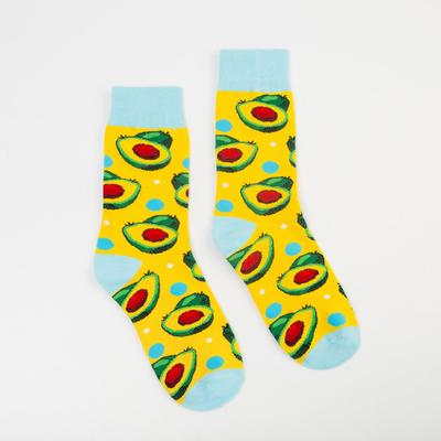 Носки женские MINAKU «Авокадо», размер 36-39 (23-25 см)