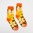 Носки MINAKU «Цветы», размер 36-41 (23-27 см) - фото 9344492