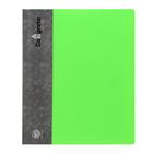 Папка на 4 кольцах А4, Calligrata, 40 мм, 700 мкм, внутренний карман, карман на корешок, салатовая - Фото 1