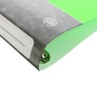 Папка на 4 кольцах А4, Calligrata, 40 мм, 700 мкм, внутренний карман, карман на корешок, салатовая - Фото 3