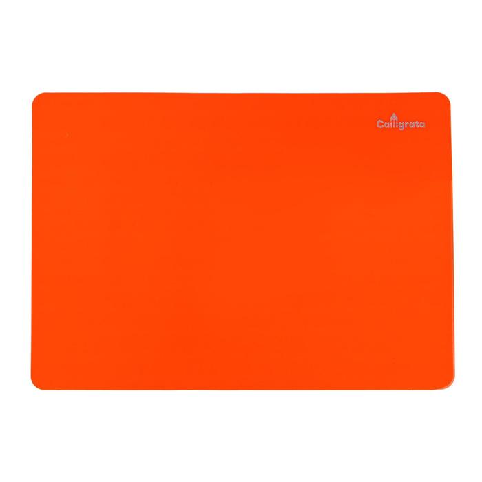 Доска для лепки пластиковая А4 Calligrata «Яркое творчество», неон апельсиновый - Фото 1