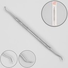 Кюретка двусторонняя, 14 см, цвет серебристый - Фото 2