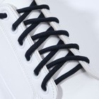 Шнурки для обуви, пара, круглые, d = 5 мм, 110 см, цвет тёмно-синий - Фото 2