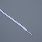 Шнурки для обуви, пара, круглые, d=5 мм, 110 см, белые - Фото 3