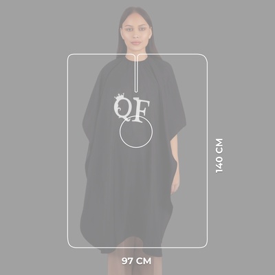 Пеньюар парикмахерский, чёрный