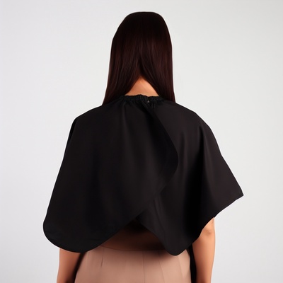 Пеньюар парикмахерский, чёрный