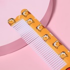 Расчёска фигурная «Корги», 14.7×3.8 (±1) см - Фото 2