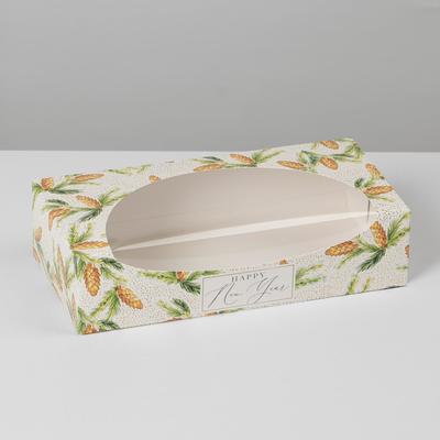 УЦЕНКА Коробочка для пончиков «Шишки», 10 х 20 х 5 см