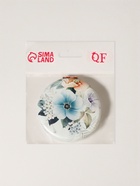 Зеркало складное «Цветочки», d = 7,5 см, с увеличением, искусственная кожа, рисунок МИКС (комплект 2 шт) - фото 35929646