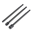 Набор адаптеров для торцевых головок ТУНДРА, под квадрат 1/2", 3/8", 1/4", 150 мм, 3 шт. - Фото 1