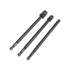 Набор адаптеров для торцевых головок ТУНДРА, под квадрат 1/2", 3/8", 1/4", 150 мм, 3 шт. - Фото 3