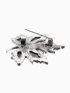 Брошь-кулон «Галиотис. Лист клёна», зелёная в чернёном серебре - Фото 3