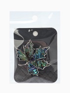 Брошь-кулон «Галиотис. Лист клёна», зелёная в чернёном серебре - Фото 6