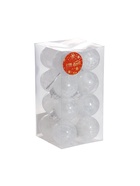 Ёлочные игрушки «Фелиция», шары новогодние, набор 16 шт., d=5 см, белый - Фото 5