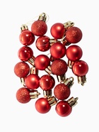 Ёлочные игрушки «Небылица», шары новогодние, d=2 см, набор 18 шт., красный - фото 7617571