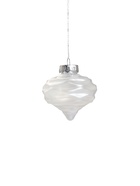 Ёлочные игрушки 4 шт. «Глория луковки волны» 7×7 см, белый 6536791 Ёлочные игрушки 4 шт. «Глория луковки волны» 7×7 см, белый 6536791