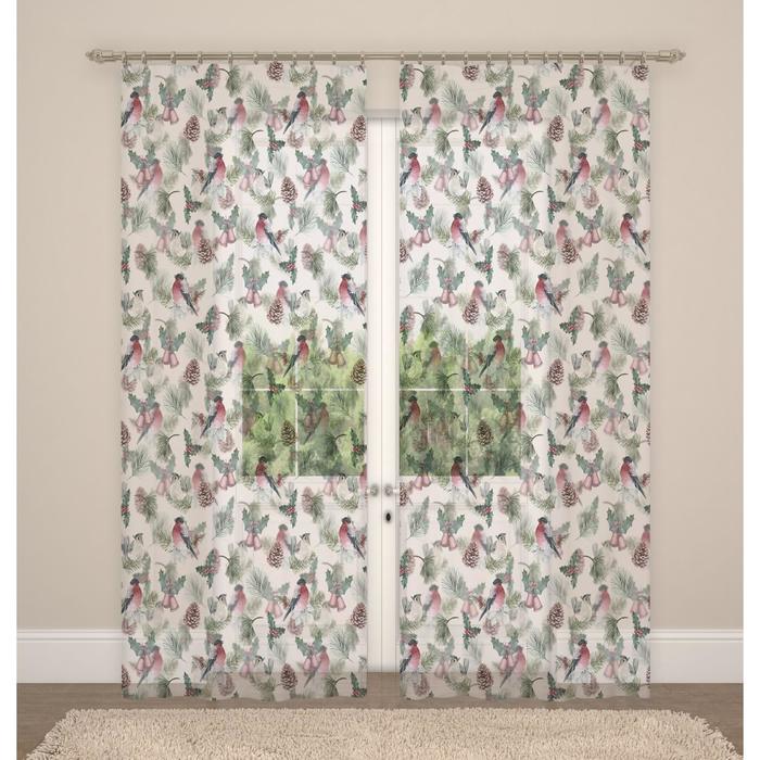 Фототюль, размер 145x260 см, 2 шт