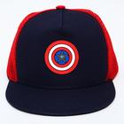 Кепка детская, размер 56 см «Капитан Америка» - фото 35240665