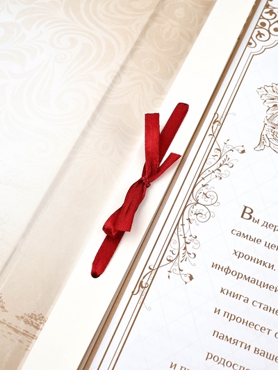Родословная книга «Семейная летопись», перо, 50 листов, 22×31 см