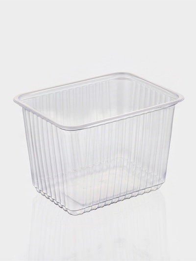 Контейнер одноразовый «Южуралпак», КР-179, пластик, 2 л, 17.9×13.2×13 см, прозрачный