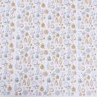 Бумага крафт упаковочная "Еловые игрушки и коньки" 70г/м2 0,55 x 10м - Фото 2