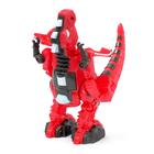 Робот с трансформацией «Тираннозавр», цвета красный - фото 41292797