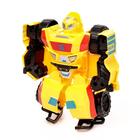 Робот с трансформацией «Гонка», цвет жёлтый - фото 42862231