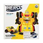 Робот с трансформацией «Гонка», цвет жёлтый - фото 42862233