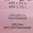 Пряжа "Ровница Мультиколоровая" 50% шерсть, 50% акрил 400м/200гр (1147 М) - Фото 4