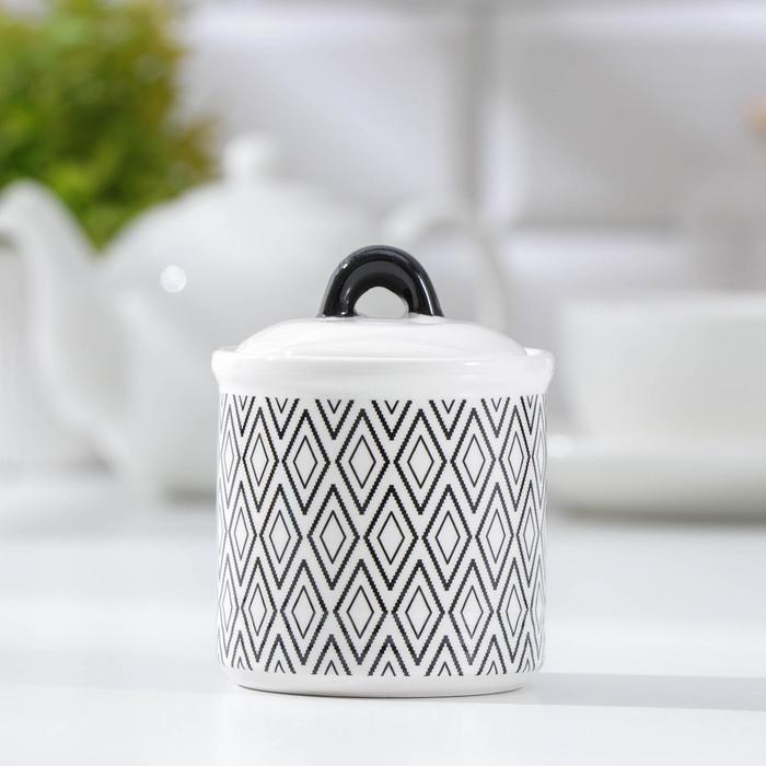 Сахарница Доляна «Марокко», 150 мл, цвет белый - Фото 1