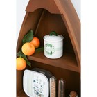 Сахарница-солонка Доляна «Эвкалипт», 150 мл, d=7 см, доломит, белая - Фото 10