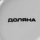 Сахарница-солонка Доляна «Эвкалипт», 150 мл, d=7 см, доломит, белая - Фото 11