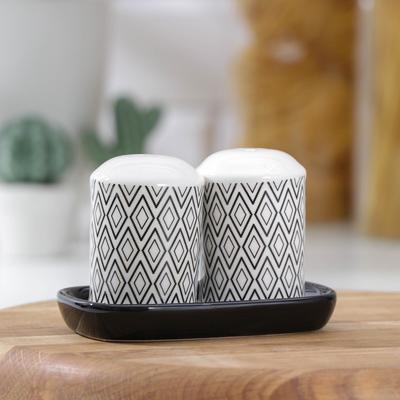 Набор для специй Доляна «Марокко», 2 предмета: солонка, перечница, 130 мл