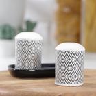 Набор для специй Доляна «Марокко», 2 предмета: солонка, перечница, 130 мл - Фото 4