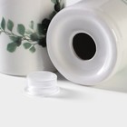 Набор для специй Доляна «Эвкалипт», солонка, перечница 130 мл, доломит, белый, зелёный - Фото 5