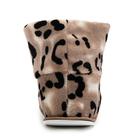 Тапочки женские, цвет бежевый леопард, размер 35 - Фото 3