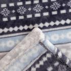 Плед LoveLife "Орнамент" 180*200 см, велсофт,100% п/э, 280гр/м - Фото 3