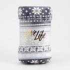 Плед LoveLife "Орнамент" 200*220 см, велсофт,100% п/э, 280гр/м - Фото 4