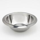 Миска из нержавеющей стали, 600 мл, d=18 см, 201 марка стали, толщина 0.8 мм, внутренний диаметр 14 см - Фото 2