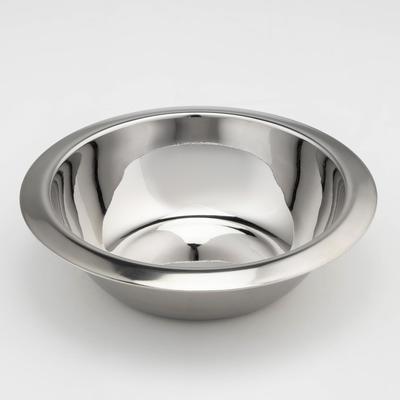 Мискa из нержавеющей стали, 1,1 л, d=22 см, 201 мaркa стaли, толщинa 0,8 мм, внутренний диaметр 18 см