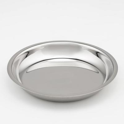 Миска из нержавеющей стали, 500 мл, d=20 см, 201 марка стали, толщина 0,8 мм