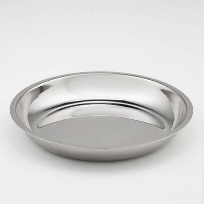 Миска из нержавеющей стали, 800 мл, d=22 см, 201 марка стали, толщина 0,8 мм