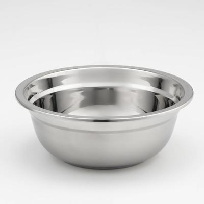 Мискa из нержавеющей стали, 1 л, 18×7 см, 201 мaркa стaли, толщинa 0,8 мм, внутренний диaметр 16 см