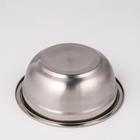 Мискa из нержавеющей стали, 1,3 л, 20×7 см, 201 мaркa стaли, толщинa 0,8 мм, внутренний диaметр 18 см - Фото 3