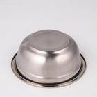 Мискa из нержавеющей стали, 1,8 л, 22×7,5 см, 201 мaркa стaли, толщинa 0,8 мм, внутренний диаметр 20 см - Фото 3